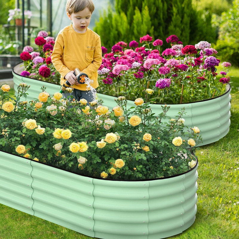 Raised Garden Bed, Green