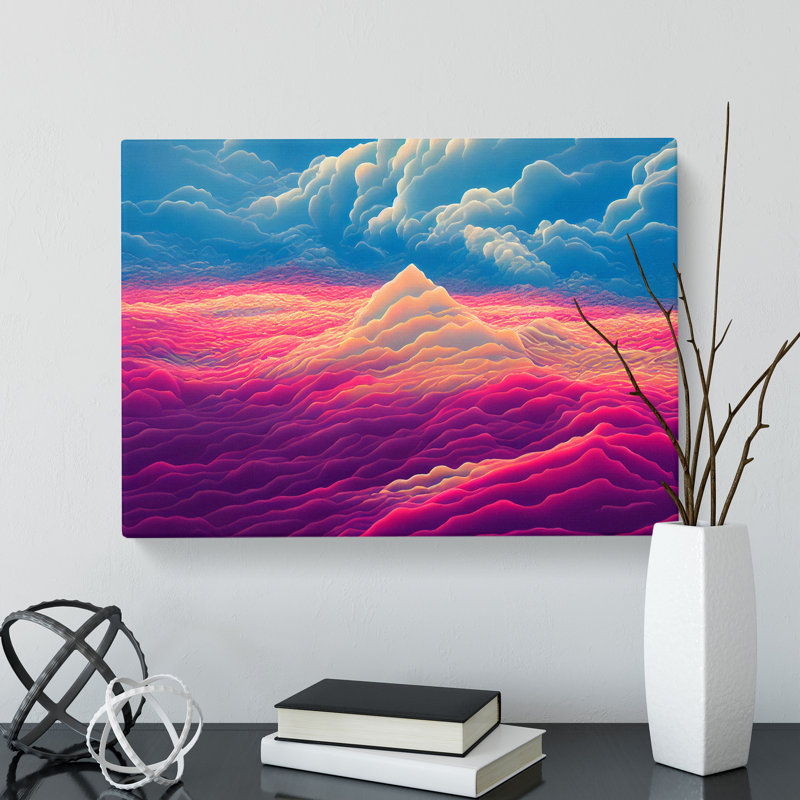 Lush Mountain - Wrapped Canvas, 35cm H x 50cm W x 3cm D