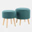 Repose-pieds de rangement rond de 17,75 po Borlow-270111769