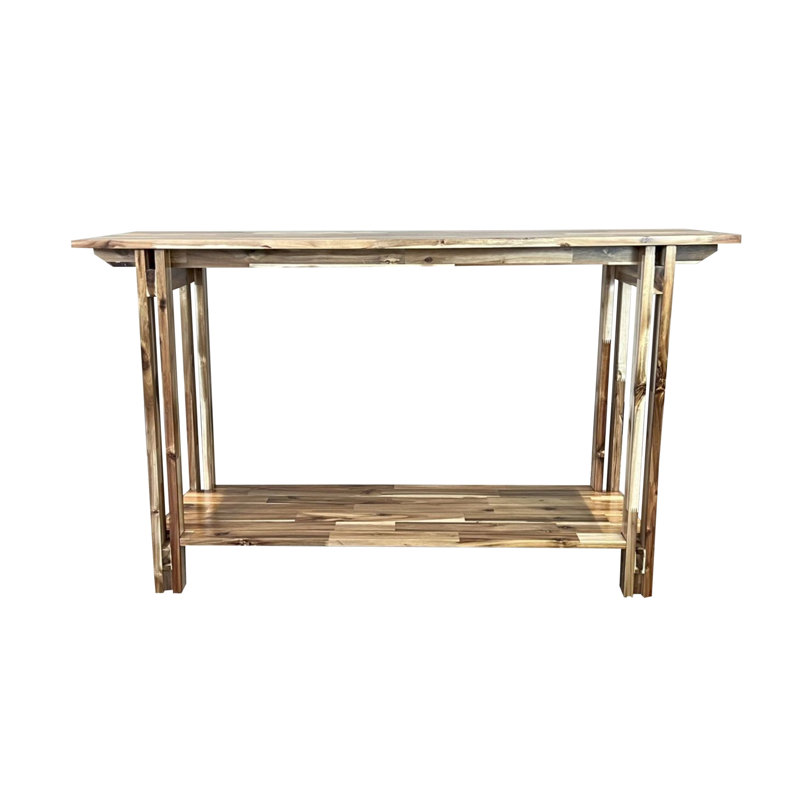 Damius 52'' Solid Wood Console Table, Natural