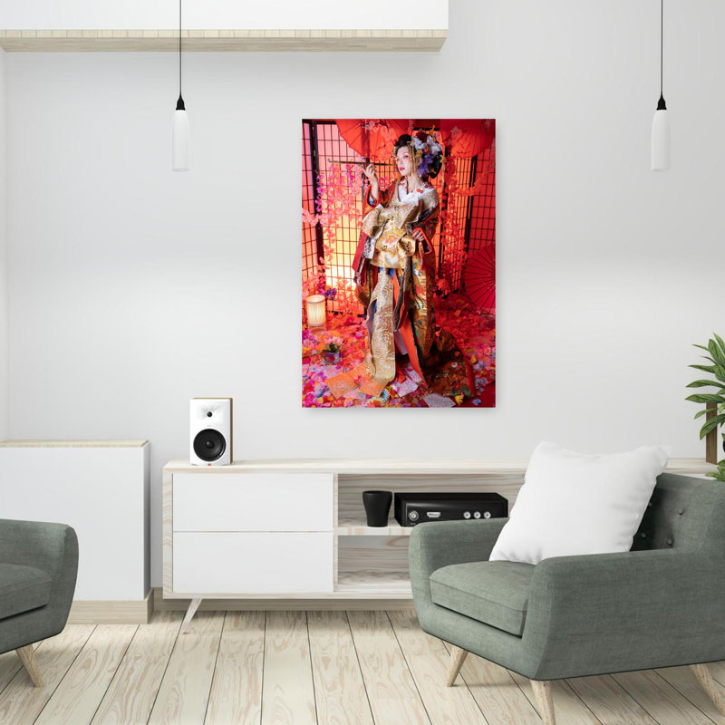Contemporary Art Traditional Portrait Wall Art - Wrapped Canvas Print, 91.44cm H x 60.96cm W