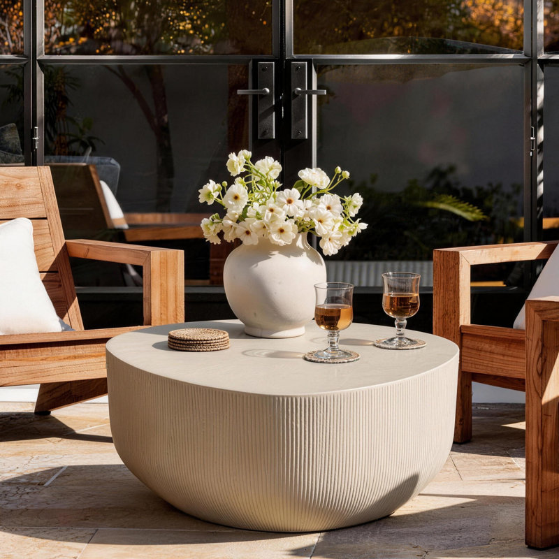 Albert Modern Irregular Sculptural Coffee Table