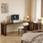Light walnut L-Shaped Solid Wood desks-107934563-107934566