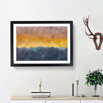 Mountains in Marbella Spain - Picture Frame Graphic Art Print