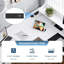 2 Piece Computer Desk Office Set
