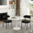 Round Dining Table Sets With 2 Chairs-778257540-778257546