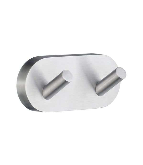 Wall Mounted Towel Hook, Brushed Chrome