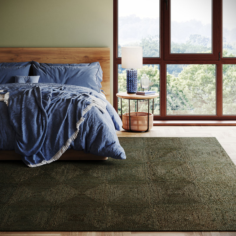 Laux Textured Handmade Jute Rug, Rectangle 8'6" x 11'6"