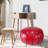 Leather Pouf-249570886