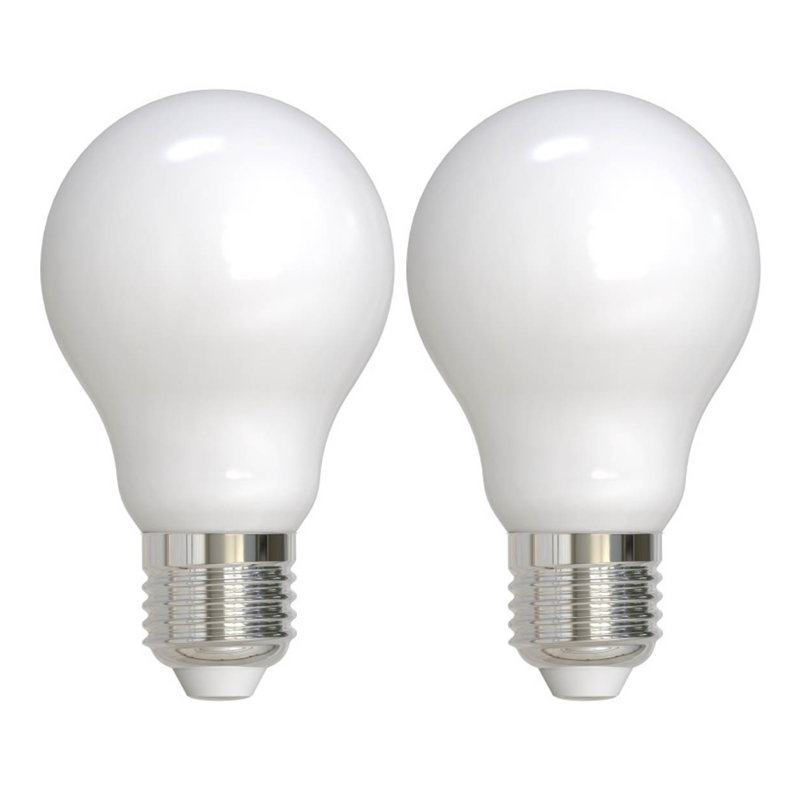 9 watts (équivalent à 60 watts), ampoule DEL A19 à intensité variable, culot moyen E26 (standard), 2700