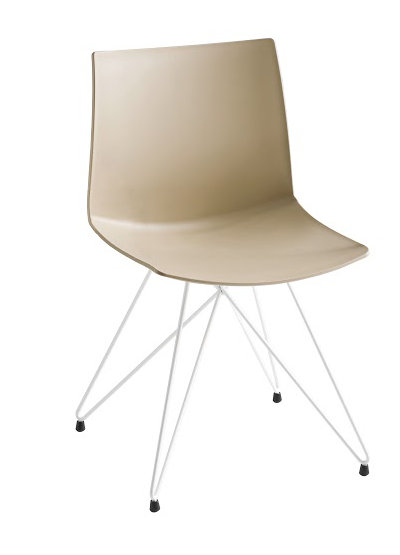 Chaise d'invité à base de fusée Kanvas, Sable