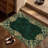 Floral And Scrollwork Area Rug, Soft And Lightweight, Suitable For All Seasons, Easy To Maintain And Easy To Clean, Machine Washable Carpet Floor Mat, Suitable For Living Room, Bedroom, Hallway, Balcony, Patio, Room Decor, Home Decor, Outdoor Decor-1088393362
