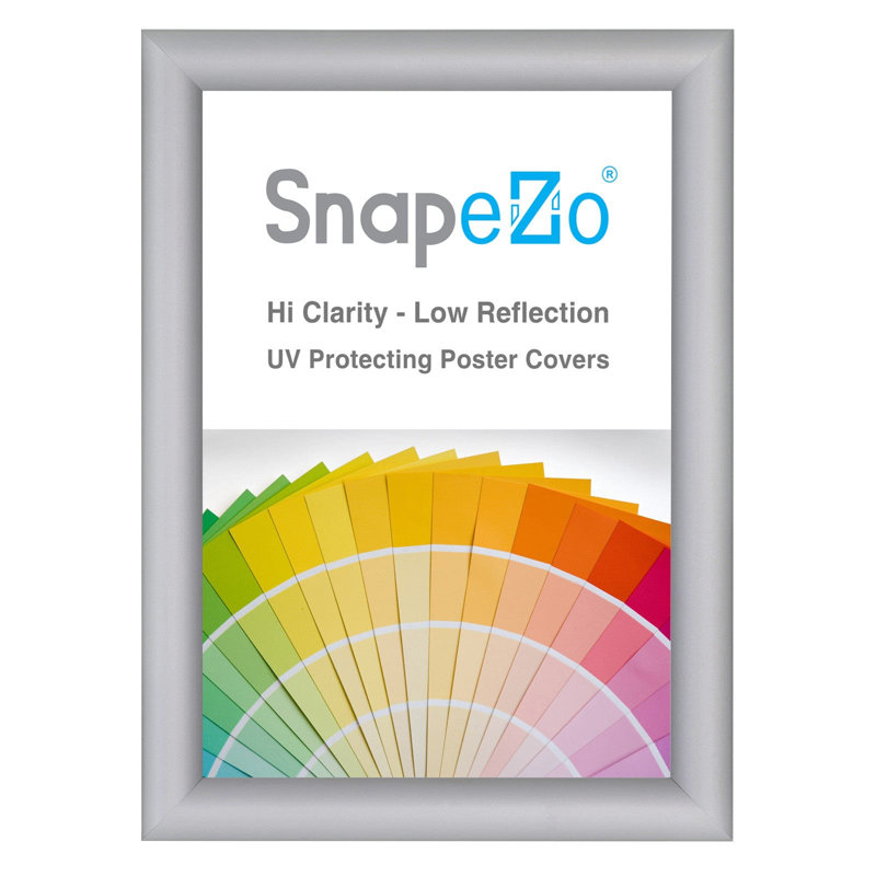 Cadre photo en métal Sleek Series, Argent, L 8,3 po x H 11,7 po