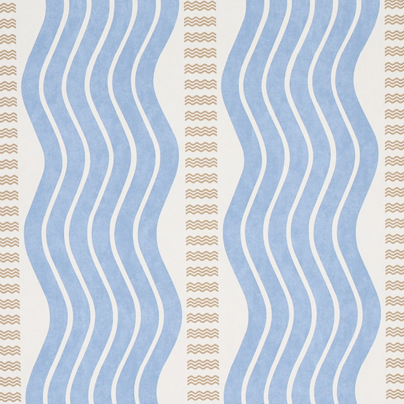 Sina Stripe Wallpaper, Blue
