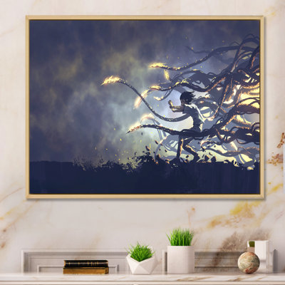 Jeu vidéo Fantasy Fight with Sentinel - reproduction sur toile