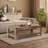 Damika Rectangular Coffee Table with 2-Tier Storage-1962851469