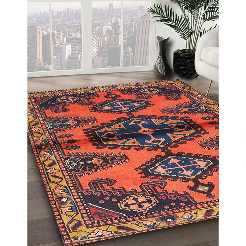 Oriental Indoor Rug, Square 4'