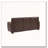 PU Leather Three‑Seat Sofa