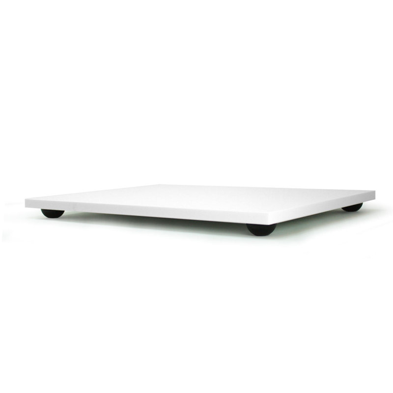 Turntable / Speaker Isolation Platform Shock Absorption Pad Acrylic, White