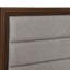 Grand lit tapissier noyer