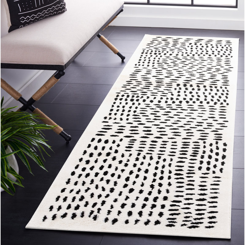 Langlais Performance Abstract Rug, Runner 2'2" x 8'