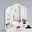 Ensemble coiffeuse avec tabouret et miroir Doursounian-2097351711