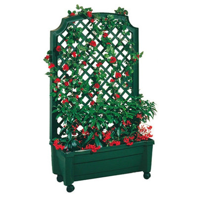 Brandun Planter Box with Trellis
