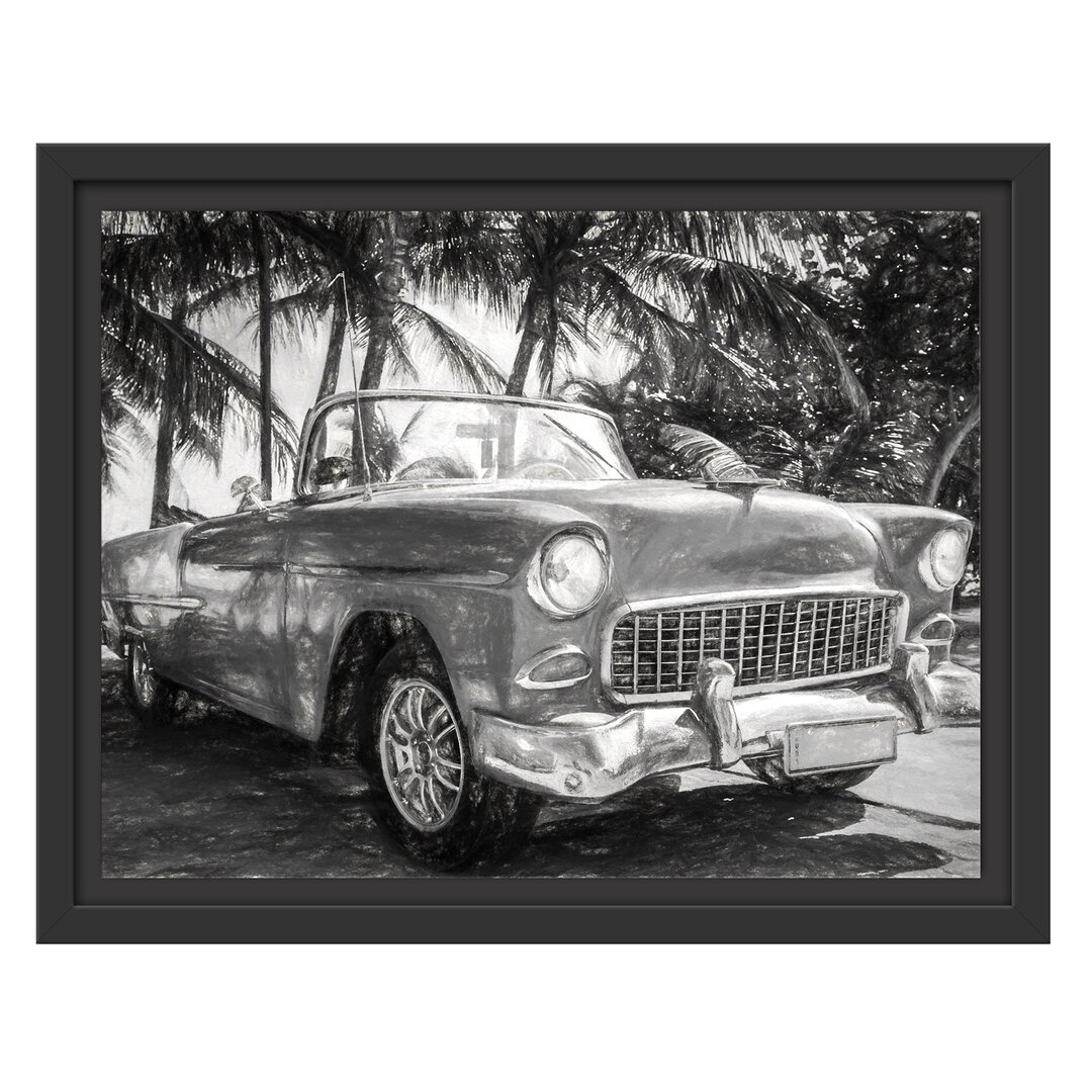 Gerahmtes Poster Kuba Varadero Oldtimer Kunst