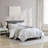 Laura Ashley Dilly Dally Stripe Cotton Reversible Blue Comforter Set-98357540-98357541