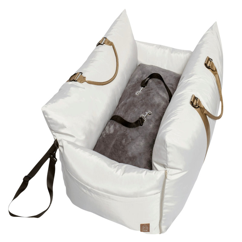 Marco Two Seater Travel Pet Bed, Silva, Silva