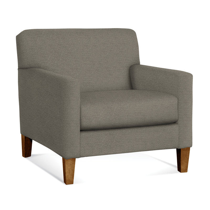Tampa Armchair, Navy Stripe; 0220-61, Honey