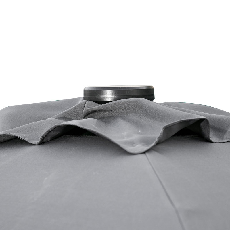 Parasol 105,6 Laplante, Gris foncé, H 97,2 po x l 105,6 po x P 80,4 po