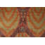 One-of-a-Kind Hand-Knotted 1970s Green/Orange 5'11" x 6'8" Silk Area Rug