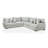 Clevon Upholstered L-Shaped Sectional Symmetrical