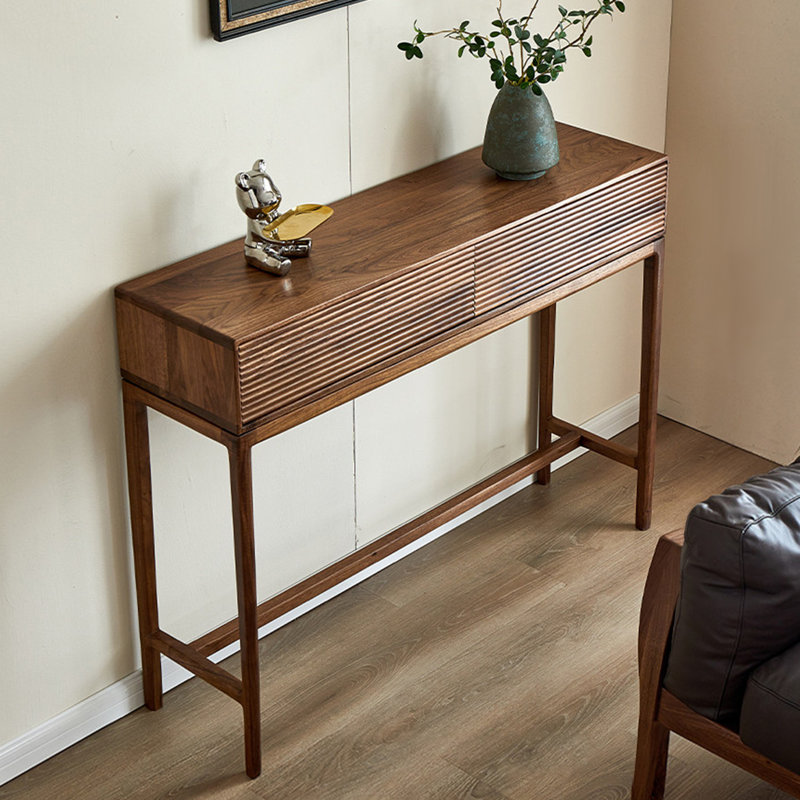 Chinese-style modern simple brown console table