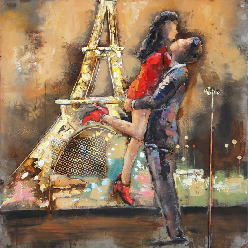 «Lovers Couple», Tour Eiffel, Paris, France
