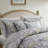 6 Piece Cotton Comforter Set Grey-114529027