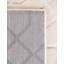 Tapis de style glam à motif géométrique blanc et argenté Glam-29446781