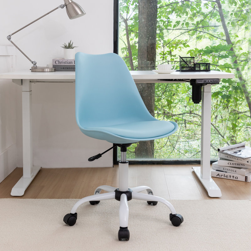 Chaise de bureau Beppina, Bleu