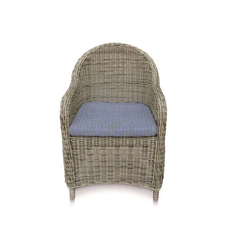 Chaise de patio avec coussin Julia, Ciel