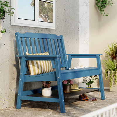 Anbuy Outdoor Bench With 660Lbs Weight Capacity by Lark Manor