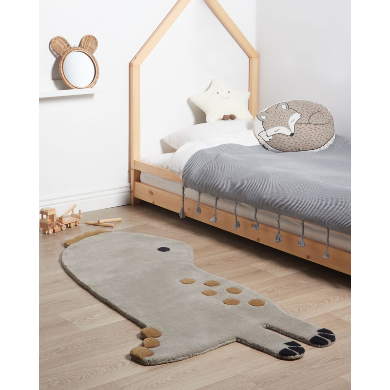 Bollington Animal Print Wool Hand Tufted 100cm X 160cm Area Rug
