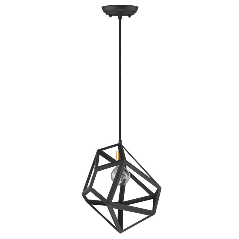 Allport 1 - Light Single Pendant, Matte Black