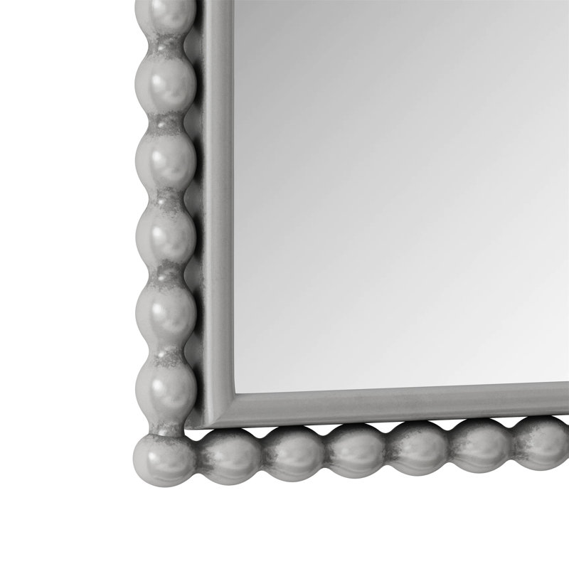 Miroir de coiffeuse en fer Iron Arch, Argent argent