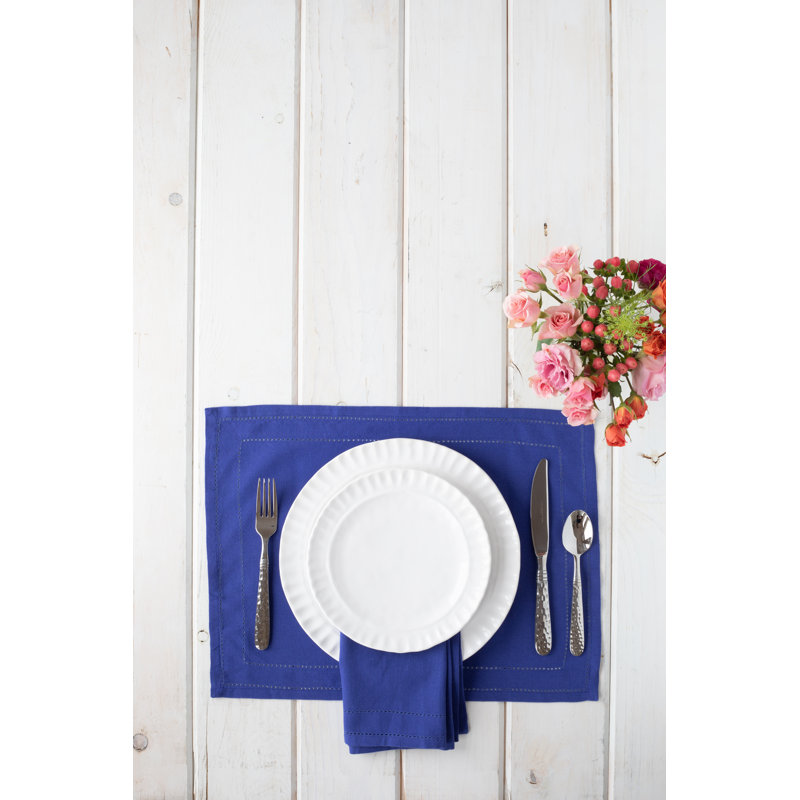 Cotone Linens Cotton Rectangle Placemats, Sage