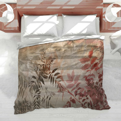 Leaves Botanical Cotton Blend Comforter