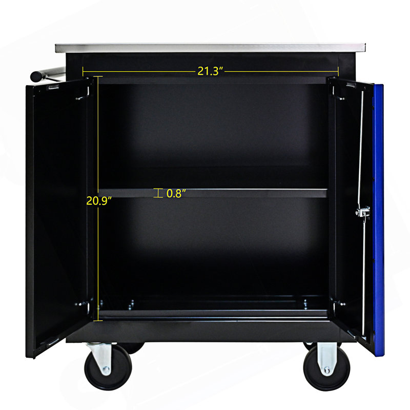 Double-Door Multi-Function Tool Cart, Entryway Cabinet