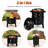 400 sq.in. Charcoal Smoker Grill with Built-in Thermometer, 16" Round Vertical BBQ Smoker in Black