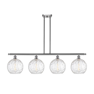 Luminaire suspendu linéaire à 4 lumières pour îlot de cuisine Cindi