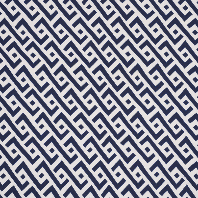 Tissu Schumacher x Miles Redd Safari, Bleu